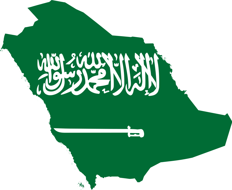 Saudi Arabia map